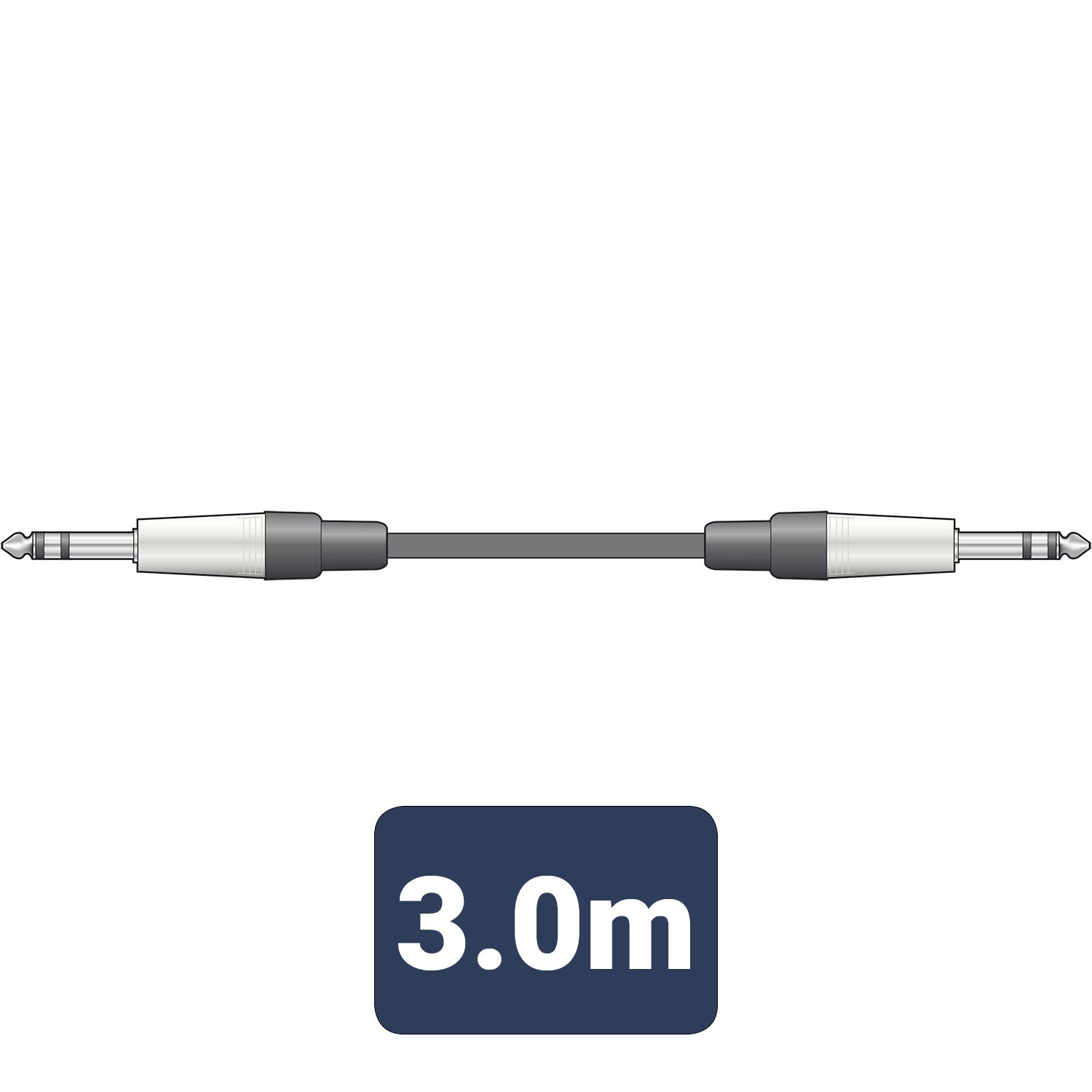 Citronic Classic Audio Lead 6.3mm Jack - 6.3mm Jack 3.0m - view 3