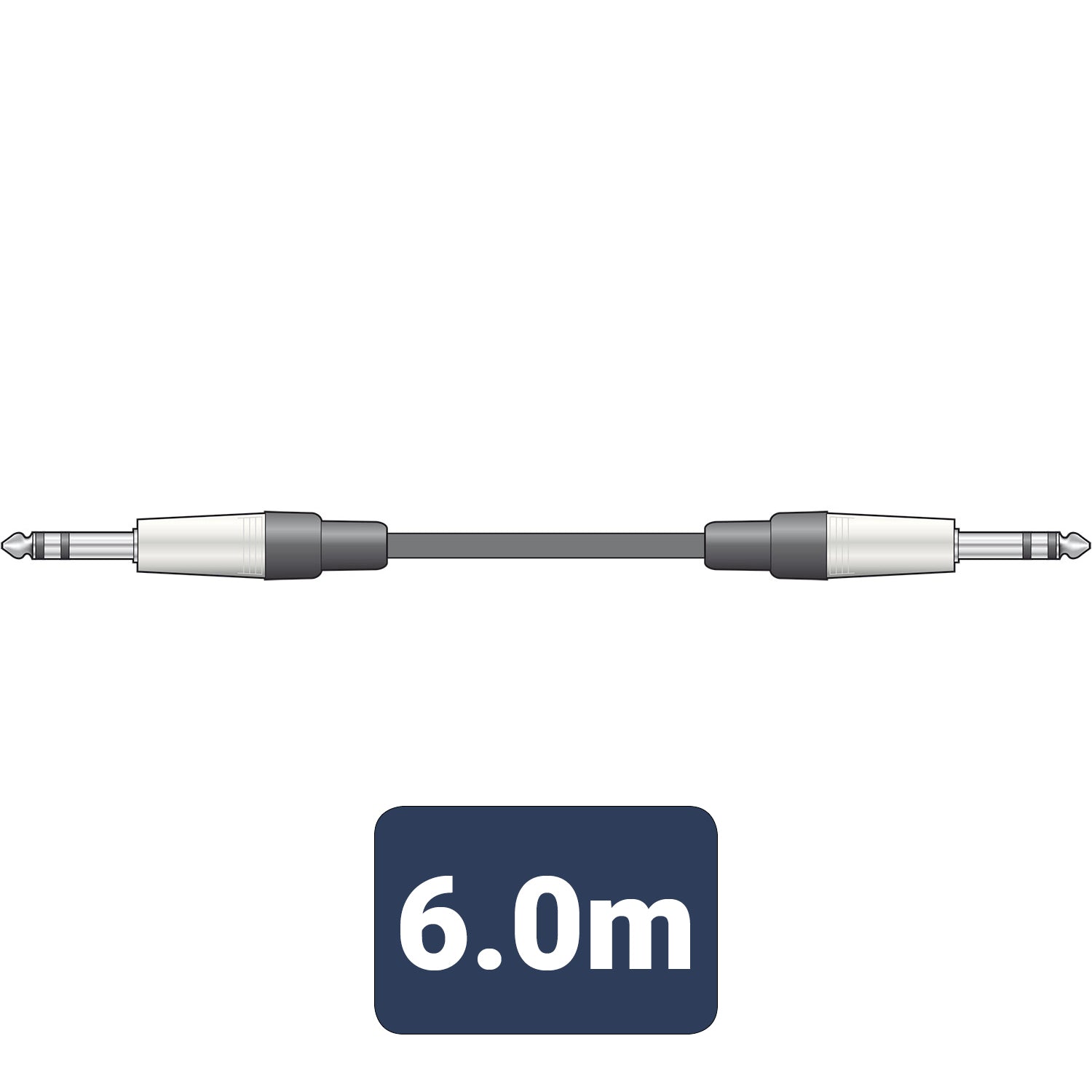 Citronic Classic Audio Lead 6.3mm Jack - 6.3mm Jack 6.0m - view 2