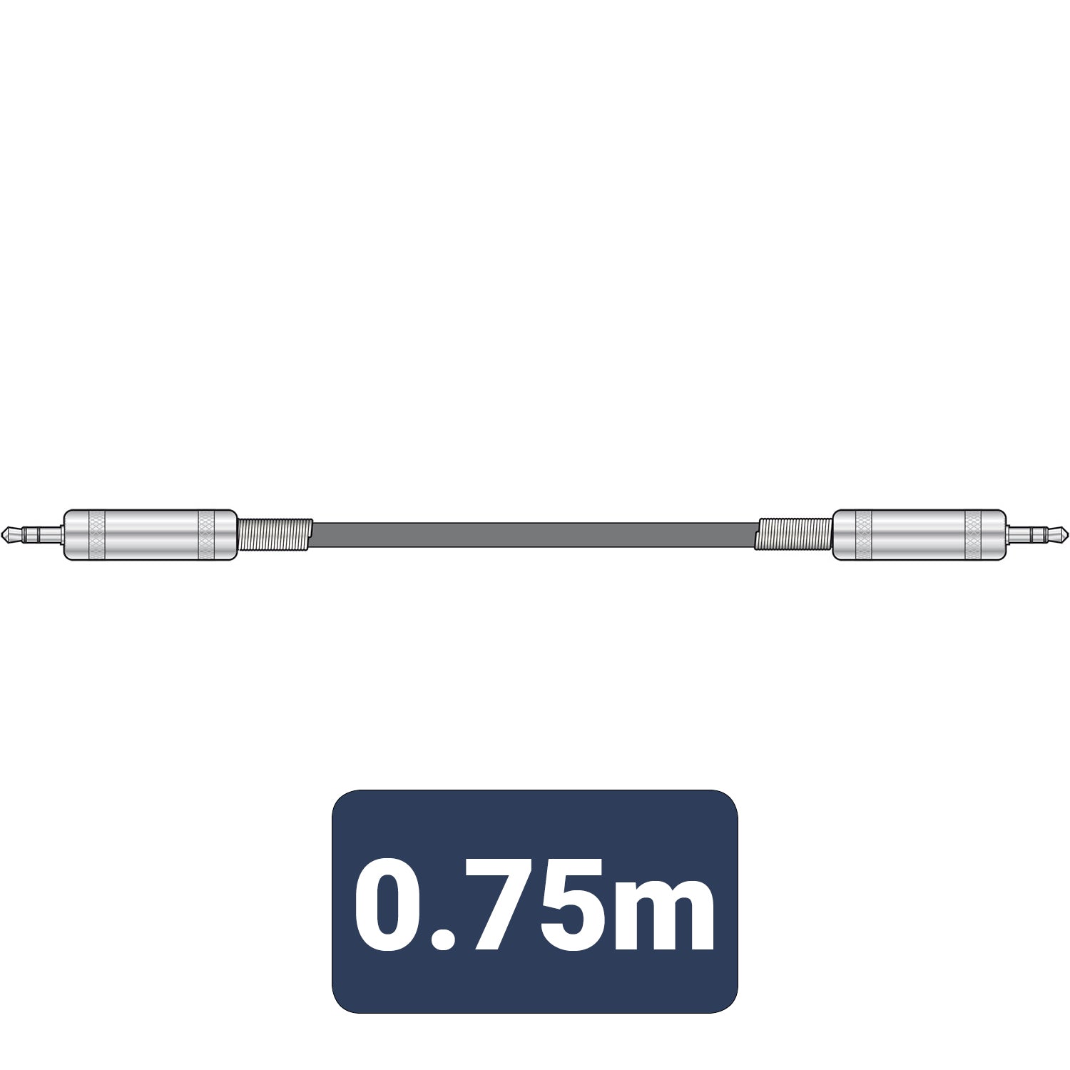Citronic Classic Audio Lead 3.5mm Jack - 3.5mm Jack 0.75m - view 3