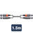 Citronic Classic Audio Lead 2 XLR Female - 2 XLR Male 1.5m - view 2
