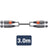 Citronic Classic Audio Lead 2 XLR Female - 2 XLR Male 3.0m - view 3