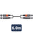Citronic Classic Audio Lead 2 XLR Female - 2 XLR Male 6.0m - view 2