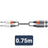 Citronic Classic Audio Lead 2 Mono Jack - 2 XLR Male 0.75m - view 3