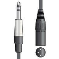 Citronic Classic Audio Lead TRS 6.3mm Jack - XLR Male 12.0m