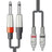 Citronic Classic Audio Lead 2 Mono Jacks - 2 RCA 1.5m