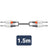 Citronic Classic Audio Lead 2 6.3mm Jack - 2 6.3mm Jack 1.5m - view 3