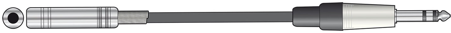 Citronic Classic Audio Lead 6.3mm Plug - 6.3mm Socket 3.0m - view 3
