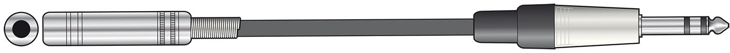 Citronic Classic Audio Lead 6.3mm Plug - 6.3mm Socket 6.0m - view 2