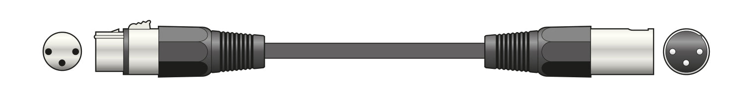 QTX Essential Microphone Lead XLR 6.0m - view 5