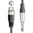 QTX Essential Microphone Lead XLR - Jack 1.5m