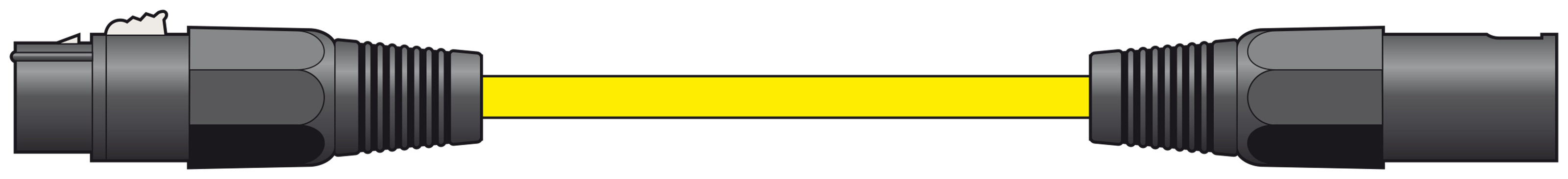 Citronic Classic Microphone Lead XLR Female - Male 1.5m Yellow - view 3