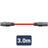 Citronic Classic Microphone Lead XLR Female - Male 3.0m Red - view 3