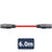 Citronic Classic Microphone Lead XLR Female - Male 6.0m Red - view 2