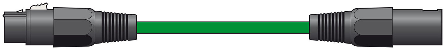Citronic Classic Microphone Lead XLR Female - Male 6.0m Green - view 2