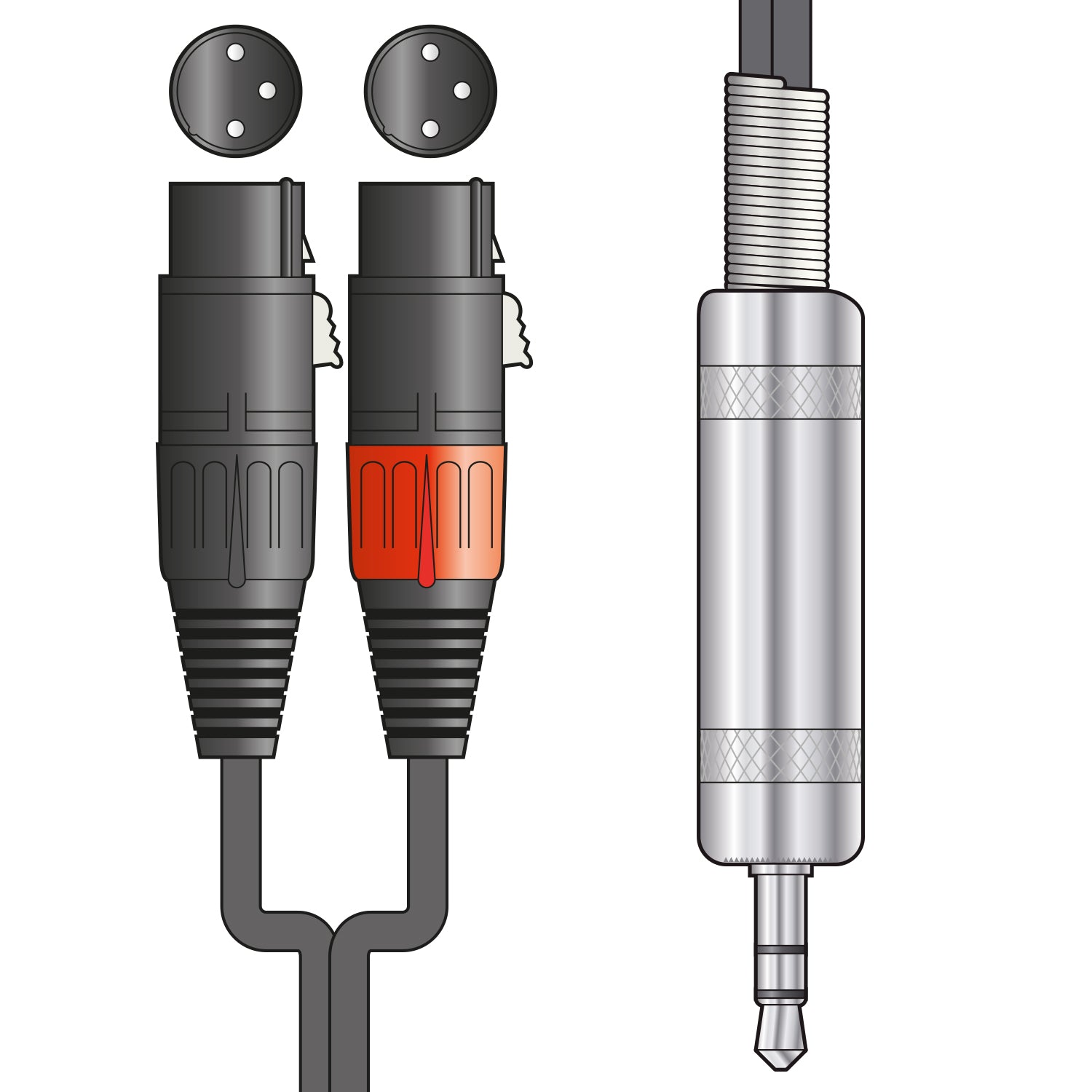 Citronic Classic 3.5mm - 2 XLRM 1m - view 2