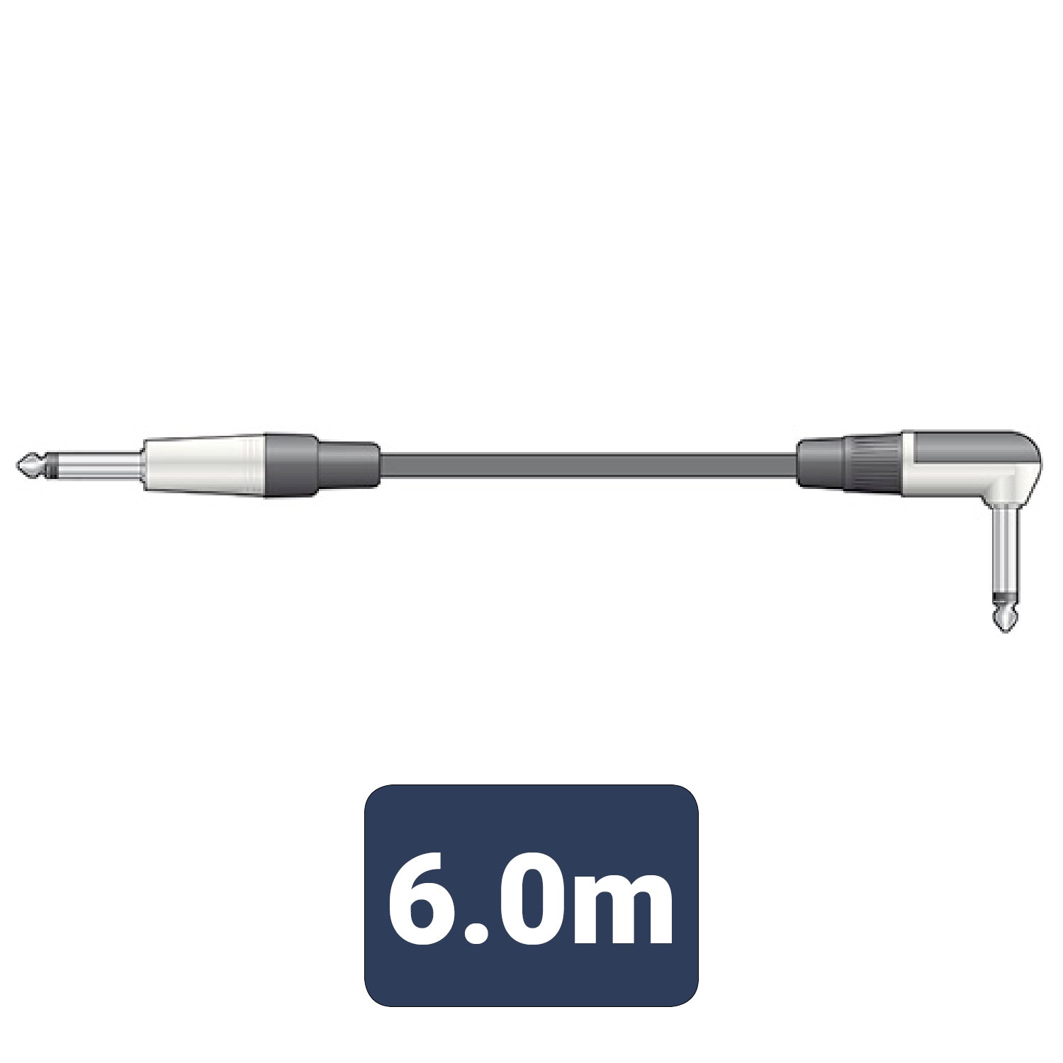 QTX Essential Guitar Lead RA 6.0m - view 2