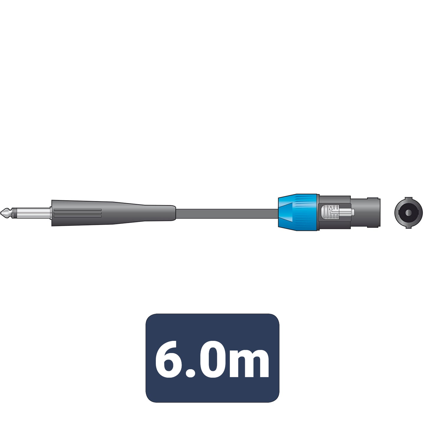 Citronic Classic Speaker Lead Speaker Plug - Jack 6.0m - view 2