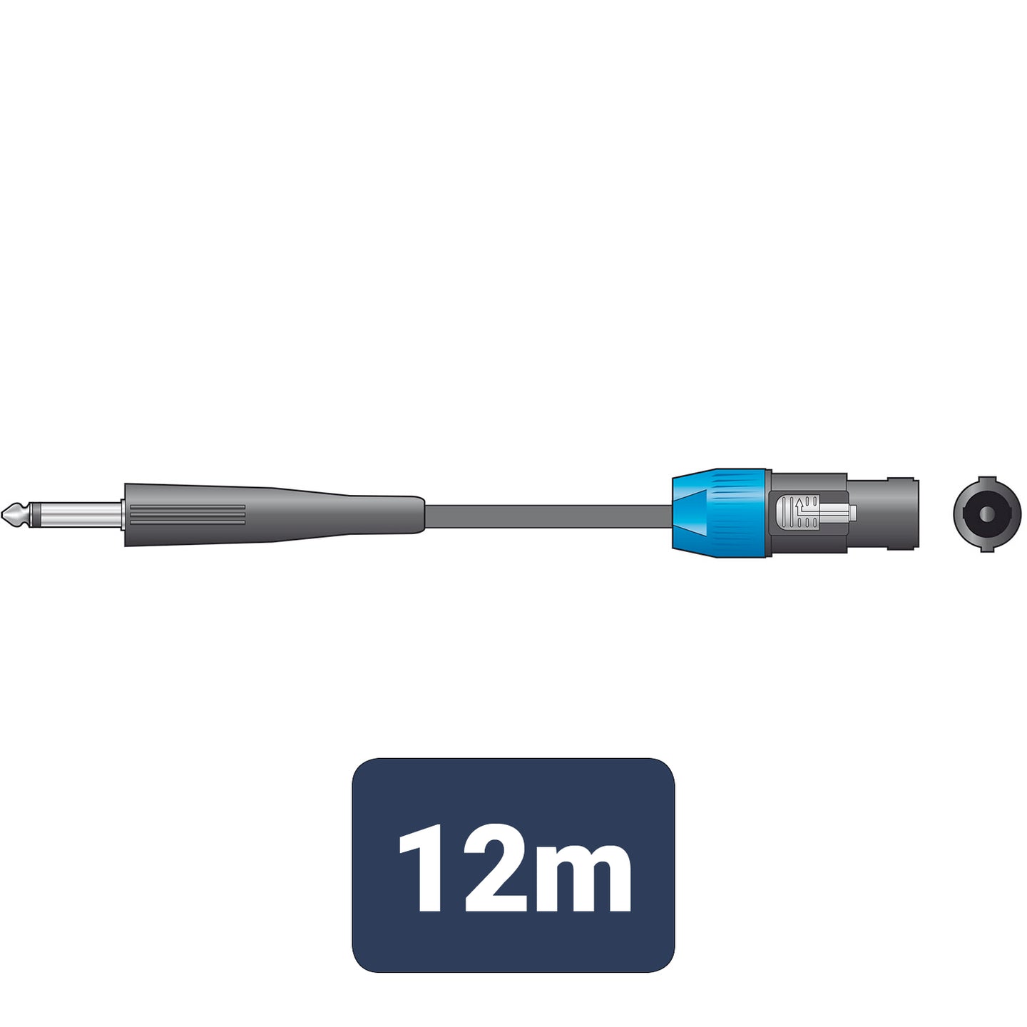 Citronic Classic Speaker Lead Speaker Plug - Jack 12.0m - view 3