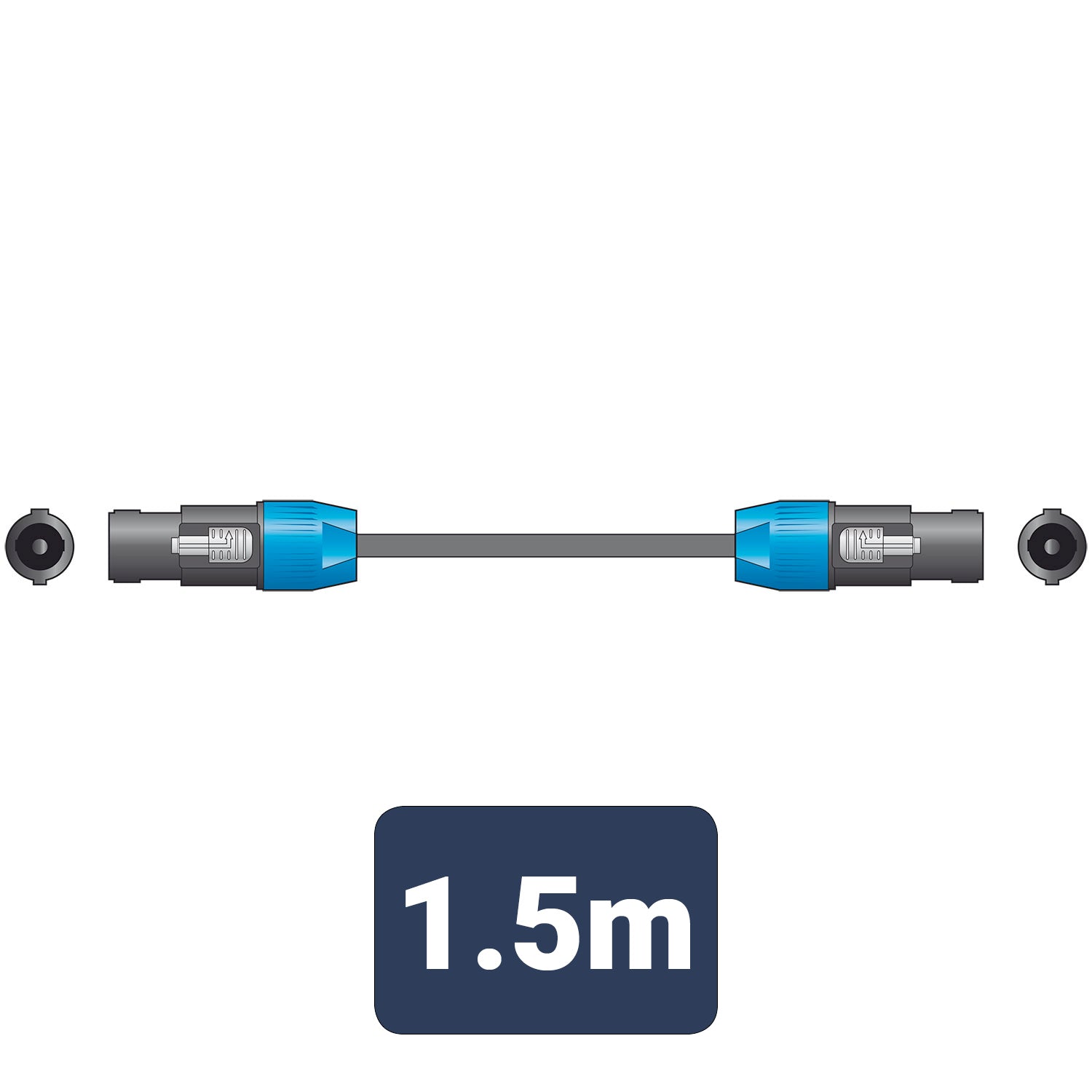 Citronic Classic Speaker Lead Spk Plug - Spk Plug 1.5m - view 2