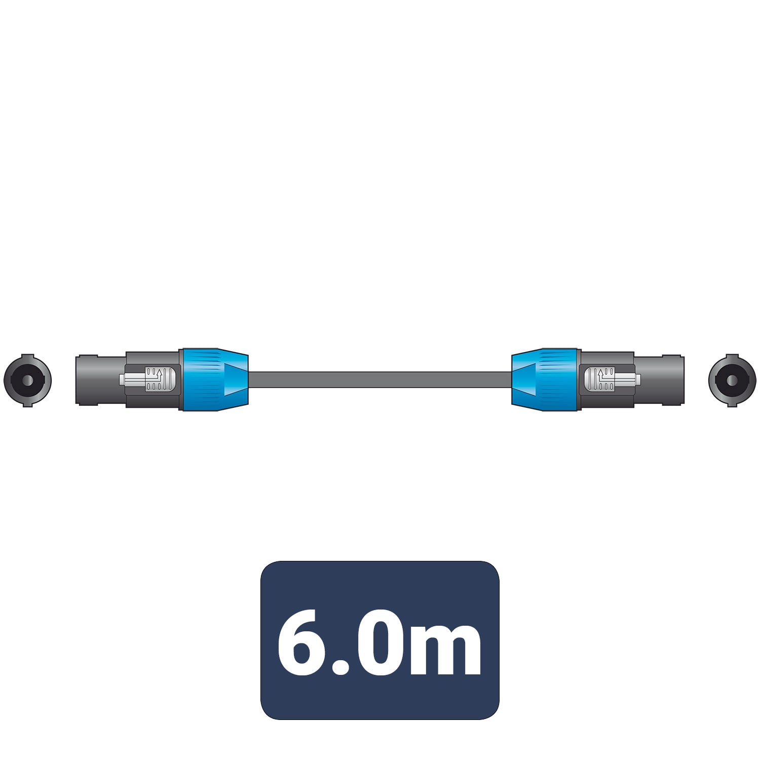 Citronic Classic Speaker Lead Spk Plug - Spk Plug 6.0m - view 2