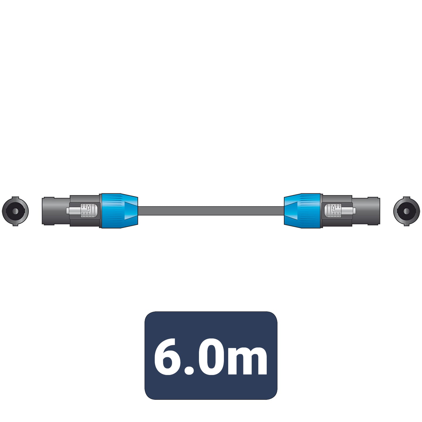Citronic Classic Speaker Lead Spk Plug - Spk Plug 6.0m - view 2