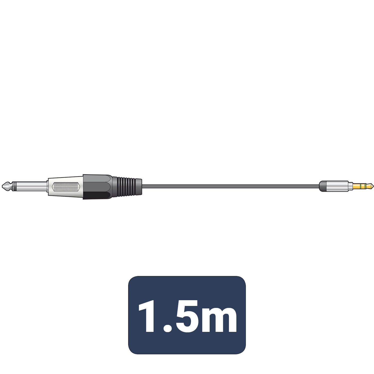 Citronic Classic Audio Lead 3.5mm Jack - 6.3mm Jack 1.5m - view 3