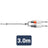 Citronic Classic Audio Lead 3.5mm Stereo Jack - 2 Mono Jack Plugs 3.0m - view 3