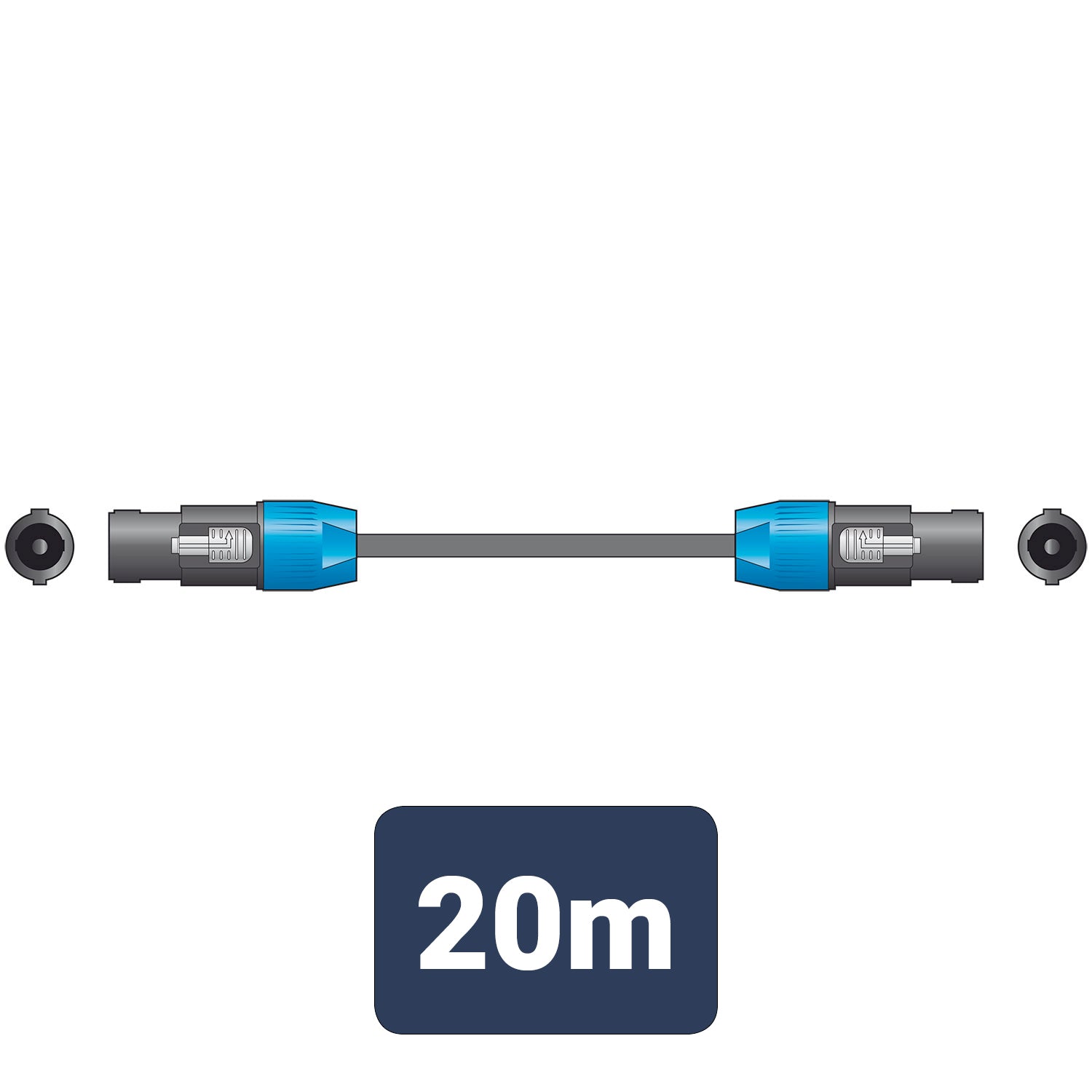 Citronic Classic Speaker Lead Spk Plug - Spk Plug 20.0m - view 2