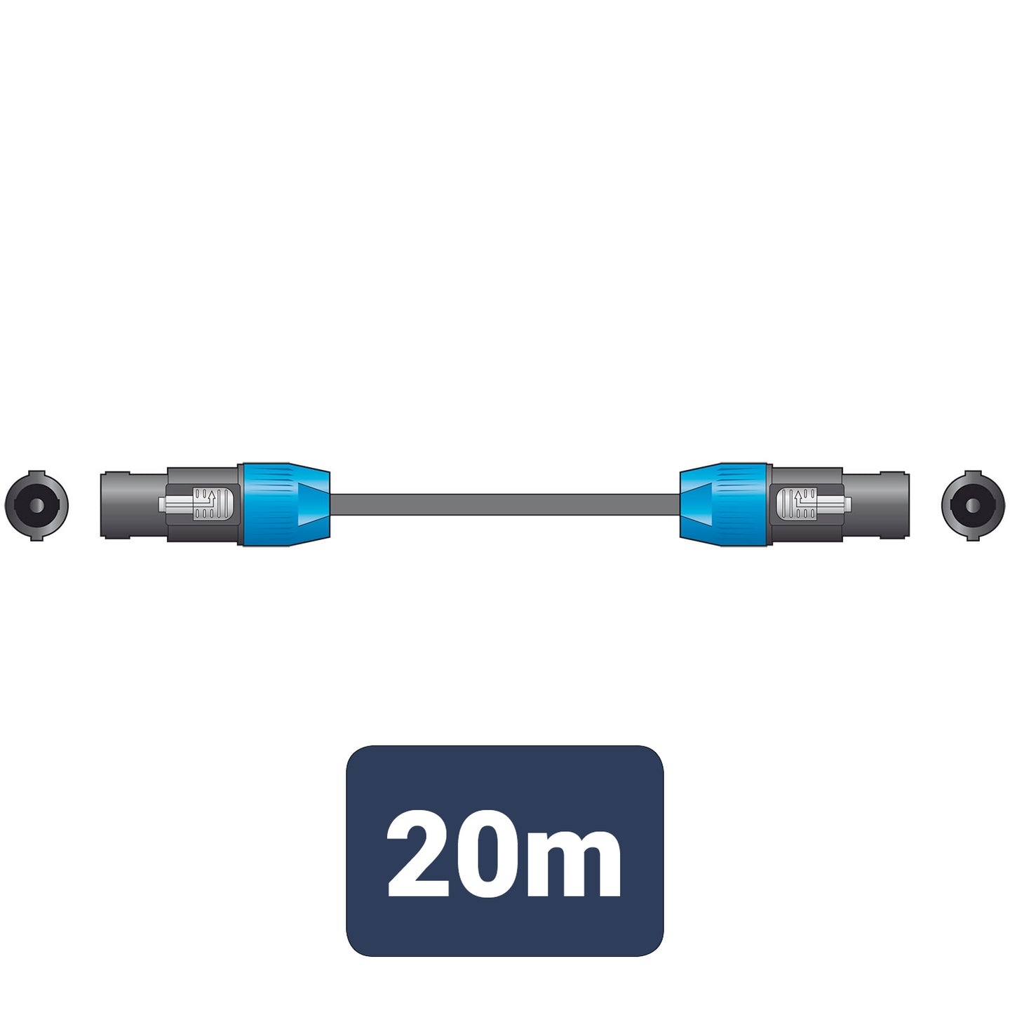 Citronic Classic Speaker Lead Spk Plug - Spk Plug 20.0m - view 2