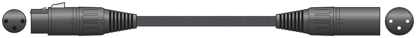 Citronic Braid XLRF-XLRM Blk 6m - view 2
