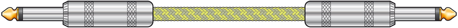 Citronic Classic Braided Guitar Lead Grey/Gold 3.0m - view 4