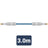 Citronic Classic Braided Guitar Lead Blue/White 3.0m - view 2