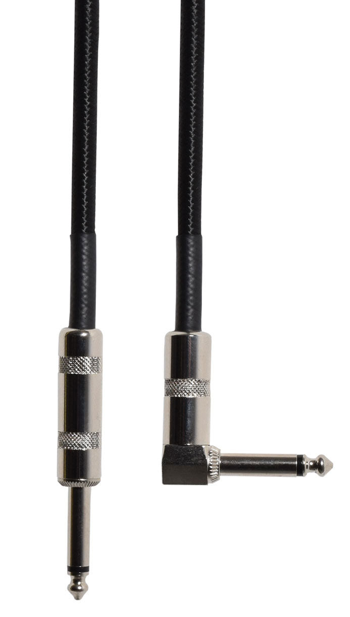 Citronic Braid Guitar Lead R/A Blk 3m - view 3