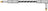 Citronic Braid Guitar Lead R/A Blk/Wht 3m - view 3