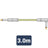 Citronic Braid Guitar Lead R/A Grey/Gold 3m - view 4