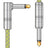 Citronic Braid Guitar Lead R/A Grey/Gold 3m