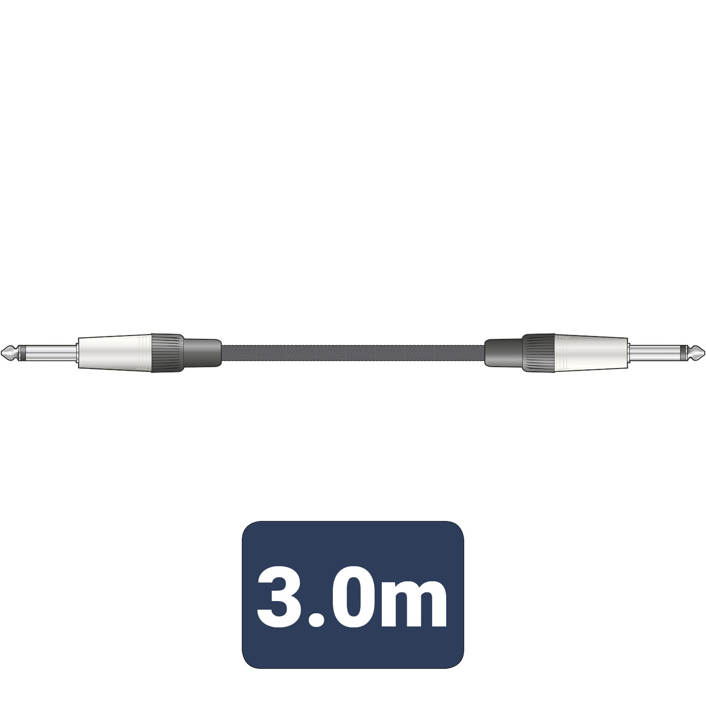 Citronic Braid Guitar Lead Black 3m - view 4