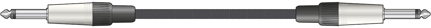 Citronic Braid Guitar Lead Black 3m - view 2