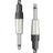 Citronic Braid Guitar Lead Blk/Wht 3m