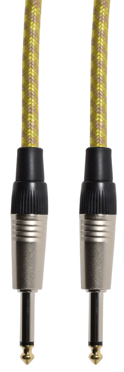 Citronic Braid Guitar Lead Grey/Gold 3m - view 3