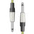 Citronic Braid Guitar Lead Grey/Gold 3m