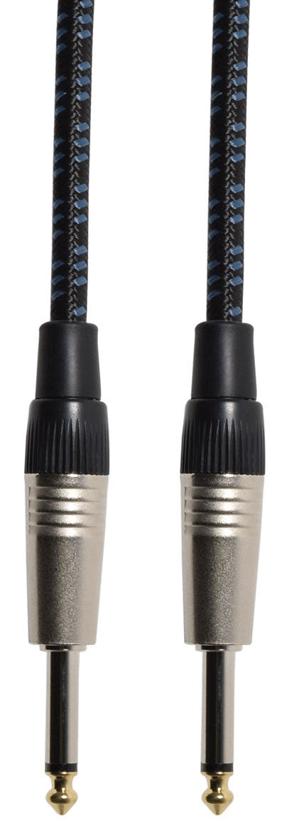 Citronic Braid Guitar Lead Black/Blue 3m - view 4