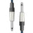Citronic Braid Guitar Lead Black/Blue 3m