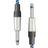 Citronic Braid Guitar Lead Blue/White 3m