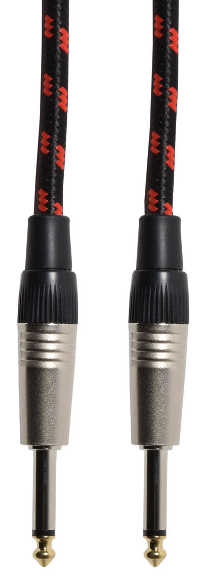 Citronic Braid Guitar Lead Black/Red 3m - view 4