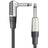 Citronic Classic Braided Right Angled Guitar Lead Black 3.0m