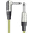 Citronic Classic Braided Right Angled Guitar Lead Grey/Gold 3.0m