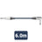 Citronic Classic Braided Right Angled Guitar Lead Black/Blue 6.0m - view 2