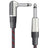 Citronic Classic Braided Right Angled Guitar Lead Black/Red 6.0m