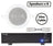 Adastra 8 x Mini Ceiling Speakers 3" with Compact 60W Slave Amp